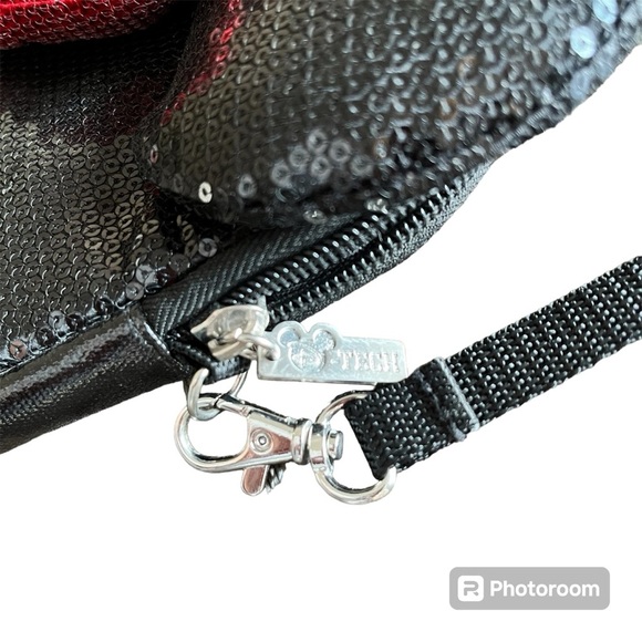 Disney Parks D-Tech Minnie Mouse Sequin Padded Tablet Carrying Crossbody Bag - Picture 3 of 5